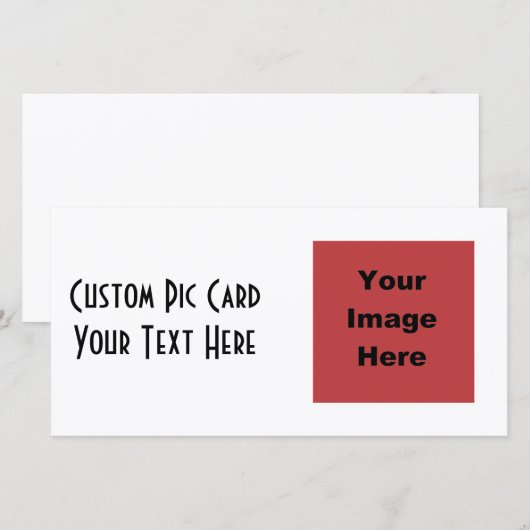 Blank - Creëer Uw eigen cadeautje (Voorkant / Achterkant)