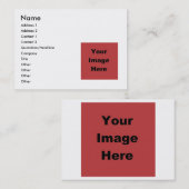 Blank - Creëer Uw eigen cadeautje Visitekaartje (Voorkant / Achterkant)