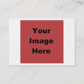 Blank - Creëer Uw eigen cadeautje Visitekaartje (Achterkant)