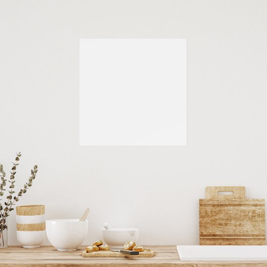 BLANK - CREËER UW EIGEN DOUANEVERPLICHTING POSTER (Keuken)