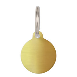 BLANK CREËER UW EIGEN GOLD PET ID TAG HUISDIERPENNING