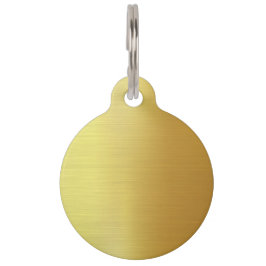 BLANK CREËER UW EIGEN GOLD PET ID TAG HUISDIERPENNING