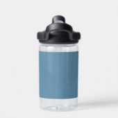 Blank Creëer Uw Eigen - Grijs Blauw Waterfles (Achterkant)