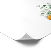 Blank Creëer Uw Eigen Herfst pompoen groen Poster (Hoek)