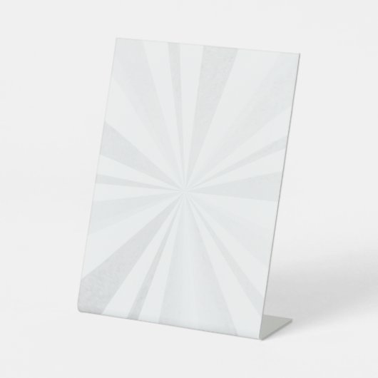 Blank - Creëer uw eigen persoonlijke wensen Reclamebord Met Voetstuk (Voorkant)