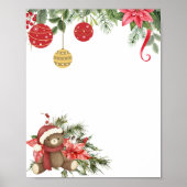 Blank Creëer Uw eigen winterkerstornamenten Poster (Voorkant)