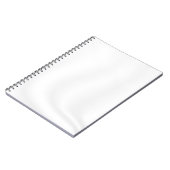 BLANK CREËER UW EIGEN WITTE SATIJN DAGBOEK NOTITIEBOEK (Linkerzijde)