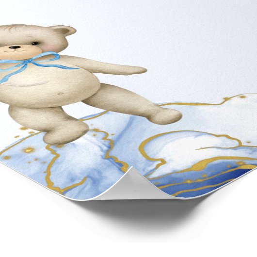 Blank Creëer Your Own We kunnen nauwelijks wachten Poster (Hoek)