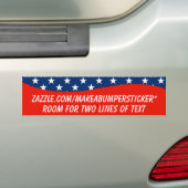 BLANK CURVE PATRIOTIEK BUMPERSTICKER (Op auto)