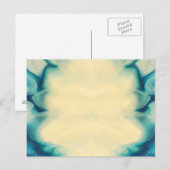 Blank Custom Elegant Jewel Blue Save the Date Aankondigingskaart (Voorkant / Achterkant)