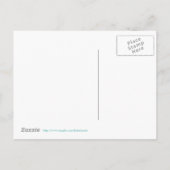 Blank Custom Elegant Jewel Blue Save the Date Aankondigingskaart (Achterkant)