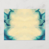 Blank Custom Elegant Jewel Blue Save the Date Aankondigingskaart (Voorkant)