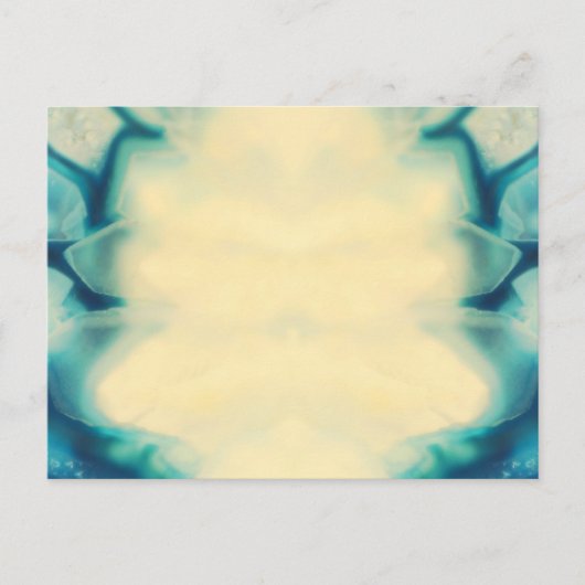 Blank Custom Elegant Jewel Blue Save the Date Aankondigingskaart (Voorkant)