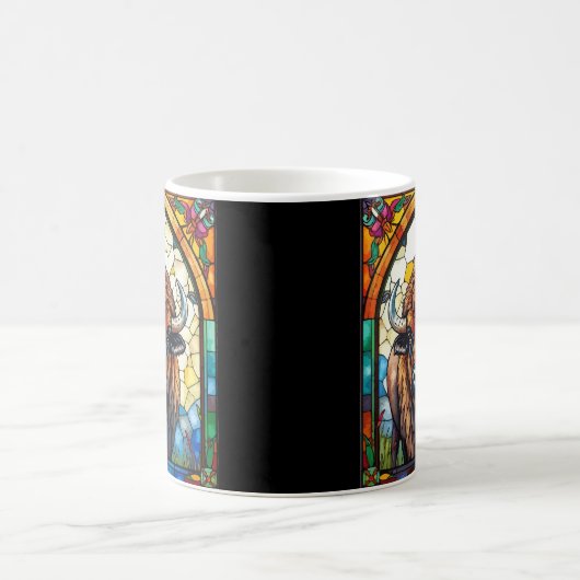 Blank Customizable  Buffalo, Bison Wildlife Animal Koffiemok (Center)