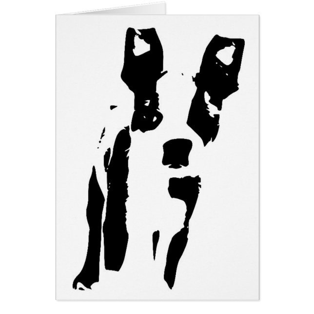 Blank Cute Boston Terrier Puppy Dog (Voorkant)