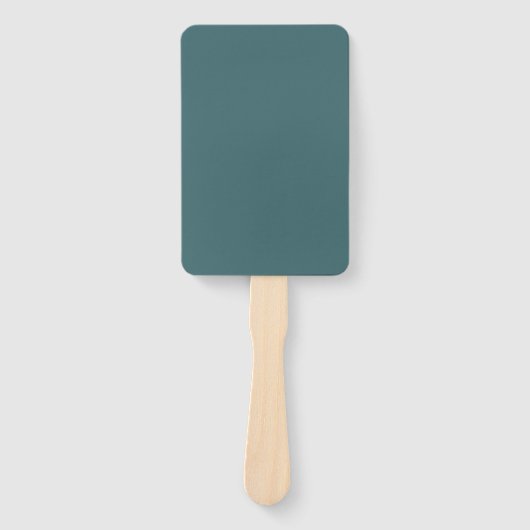 Blank Cyan Handwaaier (Voorkant)