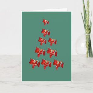 Blank Dala Horse Kaart
