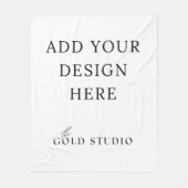 Blank Deken Sjabloon Creëer je eigen Gooi (Voorkant)