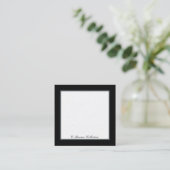 Blank Display Cards for Collections  Vierkante Visitekaartje (Staand voorkant)