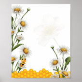 Blank DIY Mama om honingbij honingraat thema Poster (Voorkant)