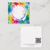 *~ BLANK DIY Tie Dye Inspire AP62 Note Kaart Notitiekaartje (Voorkant / Achterkant)