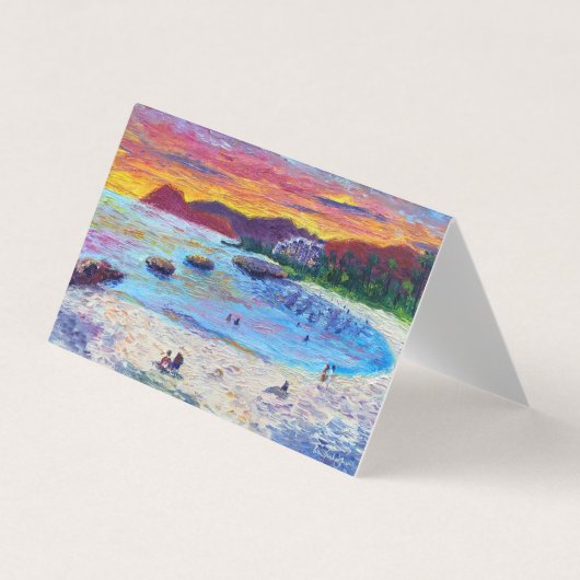Blank Elaine's Hawaiian Sunset Lagoon 4 Kaart (Voorkant)