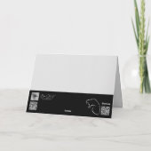 Blank Elegant Dark & Moody Struik Brook Fotokunst Kaart (Achterkant)