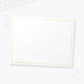 Blank Elegant Gold Notitieblok