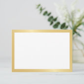 Blank Elegant Gold Wedding Advieskaart (Staand voorkant)