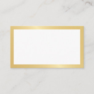 Blank Elegant Gold Wedding Plaatskaartje