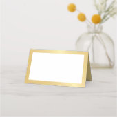 Blank Elegant Gold Wedding Plaatskaartje (Voorkant)