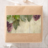 Blank Elegant Rustic Winery Fall Wedding Etiket (Insitu)