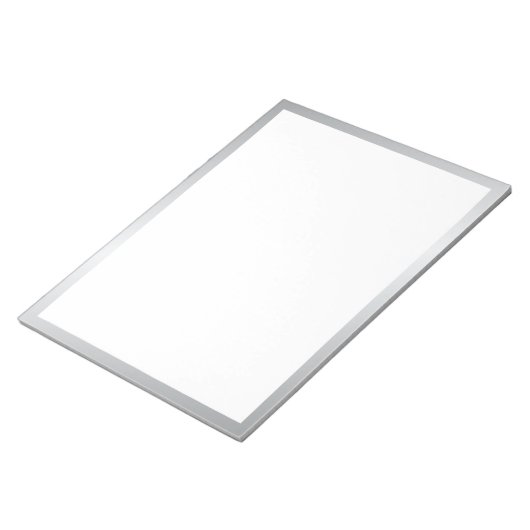 Blank Elegant Silver Notitieblok (Schuin)