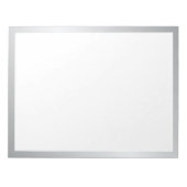 Blank Elegant Silver Notitieblok (Voorkant)