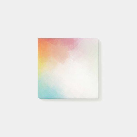 Blank Elegante Moderne Sjabloon Abstracte Kunst Post-it® Notes (Voorkant)