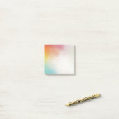 Blank Elegante Moderne Sjabloon Abstracte Kunst Post-it® Notes (Op bureau)