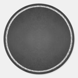 Blank Faux Chalkboard Stickers