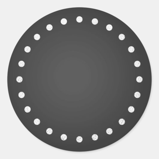  Blank Faux Chalkboard Stickers (Voorkant)