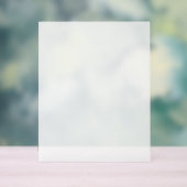 Blank Faux Frosted Acryl Bord (Neutraal)