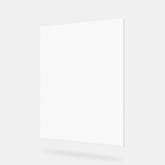 Blank Faux Frosted Acryl Bord (Hoek)