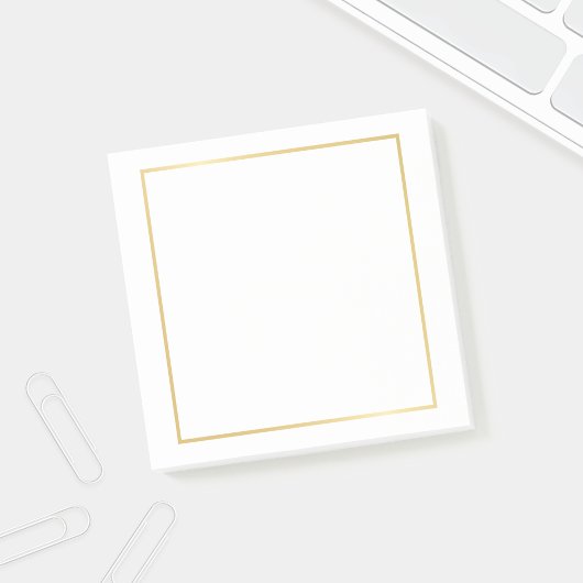 Blank Faux Gold Folie Post-it® Notes