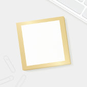Blank Faux Gold Folie Post-it® Notes