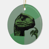 Blank filosoraptor keramisch ornament (Links)