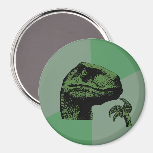 Blank filosoraptor magneet (Voorkant / Achterkant)