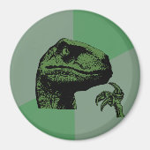 Blank filosoraptor magneet (Voorkant)
