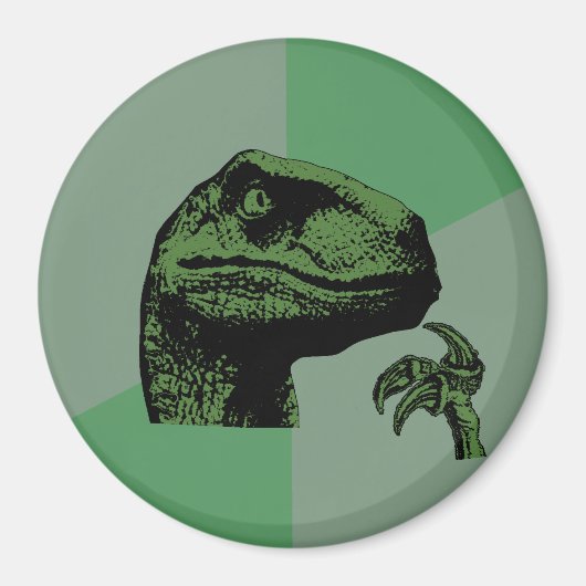 Blank filosoraptor magneet (Voorkant)