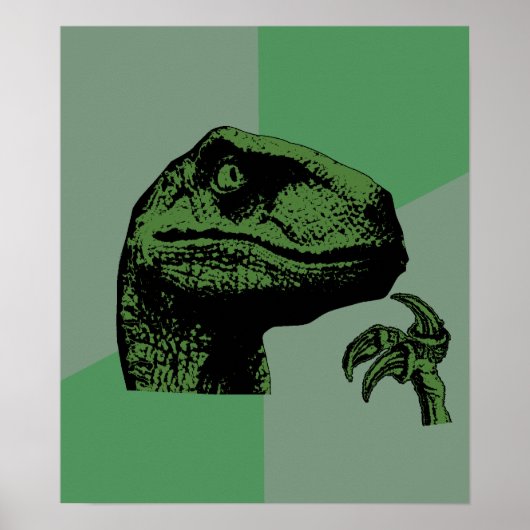Blank filosoraptor poster (Voorkant)