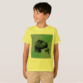 Blank filosoraptor t-shirt (Voorkant volledig)