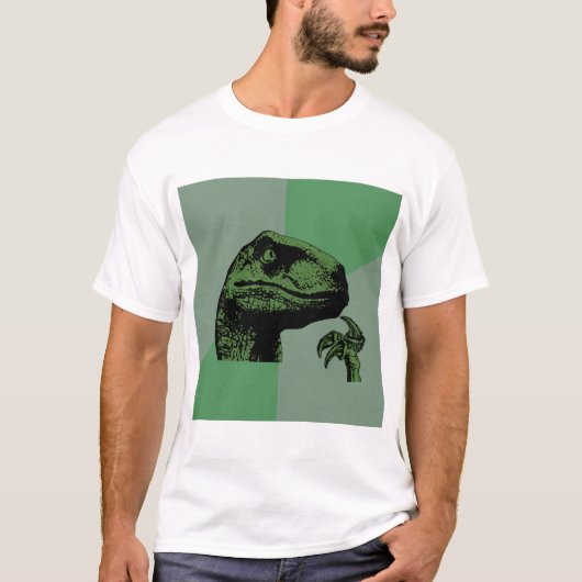 Blank filosoraptor t-shirt (Voorkant)