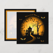 Blank gehakt huis nodigt uit kaart (Voorkant / Achterkant)